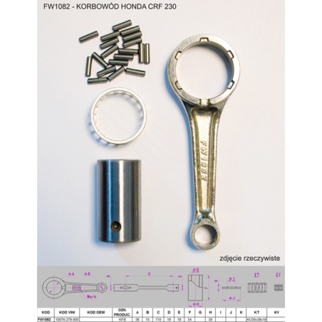 FLYWAY KORBOWÓD HONDA CRF 230