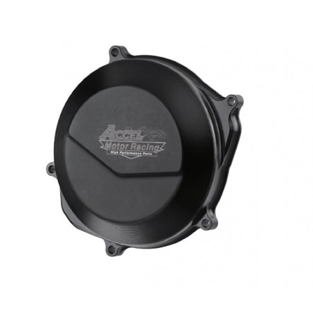 ACCEL POKRYWA SPRZĘGŁA ALUMINIOWA (Z USZCZELKĄ) HONDA CRF 450R '09-'16 KOLOR CZARNY