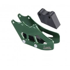 ACCEL PROWADNICA ŁAŃCUCHA KPL. KAWASAKI KX125/250 '97-'06, KXF250 '04-'05, SUZUKI RMZ 250 '04-'06 KOLOR ZIELONY