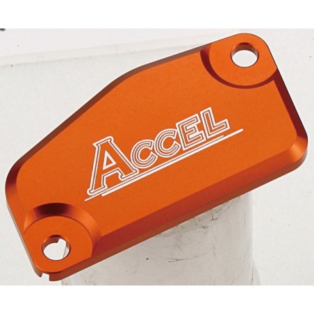 ACCEL POKRYWA POMPY HAMULCOWEJ PRZÓD KTM (BREMBO) SX/EXC DO 2013 KOLOR POMARAŃCZOWY