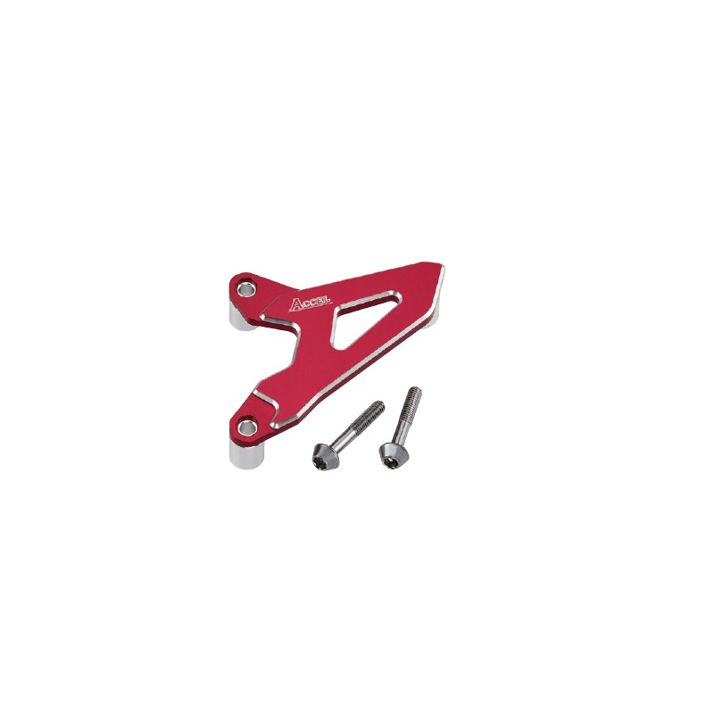 ACCEL OSŁONA ZĘBATKI PRZEDNIEJ HONDA CRF 450R '05-'07, CRF 450X '05-'12 KOLOR CZERWONY