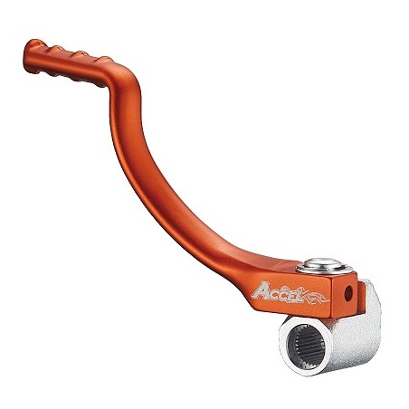 ACCEL DŹWIGNIA STARTERA (KOPKA) ALUMINIOWA KTM SX50 '09-'16, KOLOR POMARAŃCZOWY