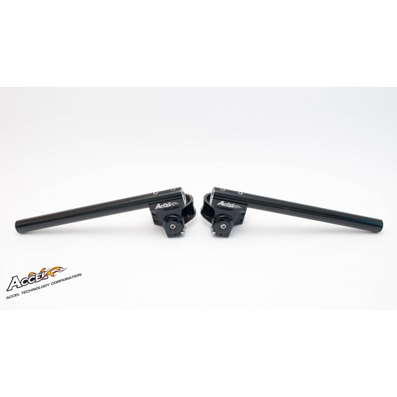 ACCEL KIEROWNICA DWUCZĘŚCIOWA REGULOWANA STREET CLIP-ON UCHWYT 55MM KOLOR CZARNY - PROMOCJA