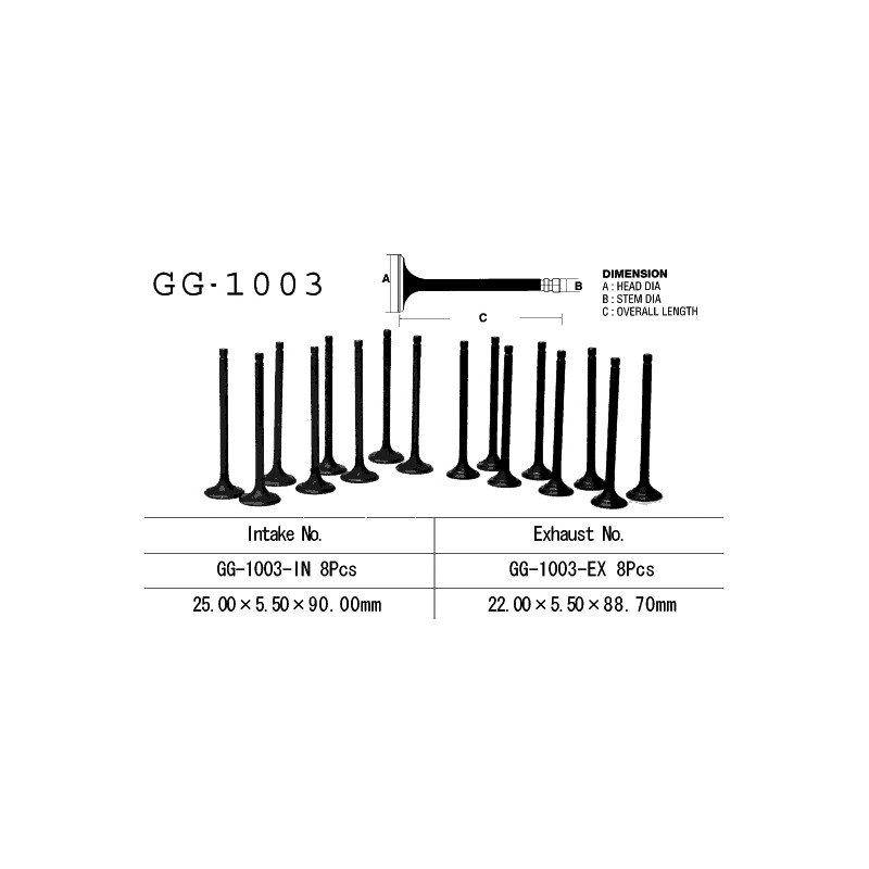 VESRAH ZAWÓR SSĄCY HONDA CB 750F '79-'83, CB 750K '79-'82 (DOHC) (OEM: 14711-422-000) (1SZT.)