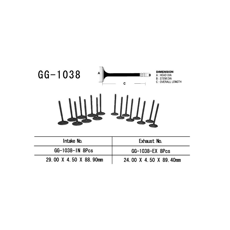 VESRAH ZAWÓR WYDECHOWY HONDA CBR 900RR 01-03 (CBR 929, CBR 954) (OEM: 14721-MCJ-000) (1SZT.)