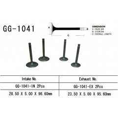VESRAH ZAWÓR WYDECHOWY HONDA XR 250R '96-'04 (2 NA POJAZD) (23,5X5,0X95,6 MM) (OEM: 14721-KCZ-000) (1SZT.)