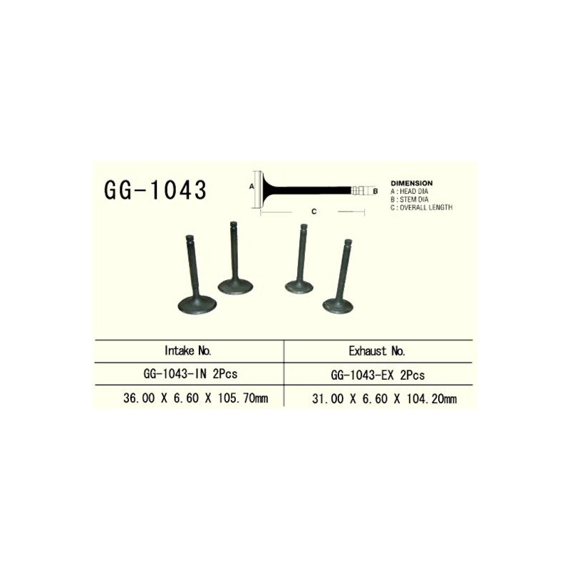 VESRAH ZAWÓR WYDECHOWY HONDA XL 600R/XR 650L/XR 600R, NX 650 '90-00' (2 NA POJAZD) (OEM: 14721-MAN-620,14721-MG3-000) (1SZT.)