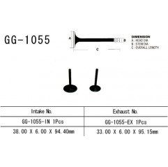 VESRAH ZAWÓR WYDECHOWY HONDA TRX 420 FE '09-'14, TRX 500FE '05-'16, TRX 500FA '01-'17 (OEM: 14721-HP0-A00,14721-HR3-A40) (1SZT.)