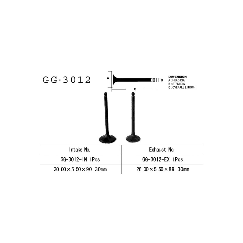 VESRAH ZAWÓR SSĄCY SUZUKI GN 125 82-, DR 125 82-85, FL 125 '07-17' (30,00X5,5X90,30MM) (OEM: 12911-05211) (1SZT.)
