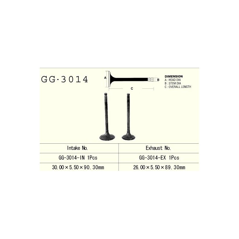 VESRAH ZAWÓR SSĄCY SUZUKI DR 125/ DRZ125 '86-'17, GN 125 '91-'97 (1 NA POJAZD) (30,00X5,50X90,30MM) (OEM: 12004-S003,12911-24400