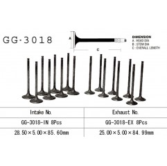 VESRAH ZAWÓR WYDECHOWY SUZUKI GSF 1200 BANDIT '97-02' GSXR 1100 '86-90' GSX 1100 F/G '88-93' (OEM: 12912-06B00) (1SZT.)