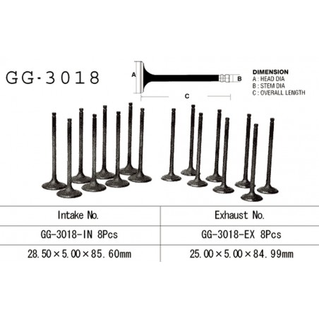 VESRAH ZAWÓR WYDECHOWY SUZUKI GSF 1200 BANDIT '97-02' GSXR 1100 '86-90' GSX 1100 F/G '88-93' (OEM: 12912-06B00) (1SZT.)