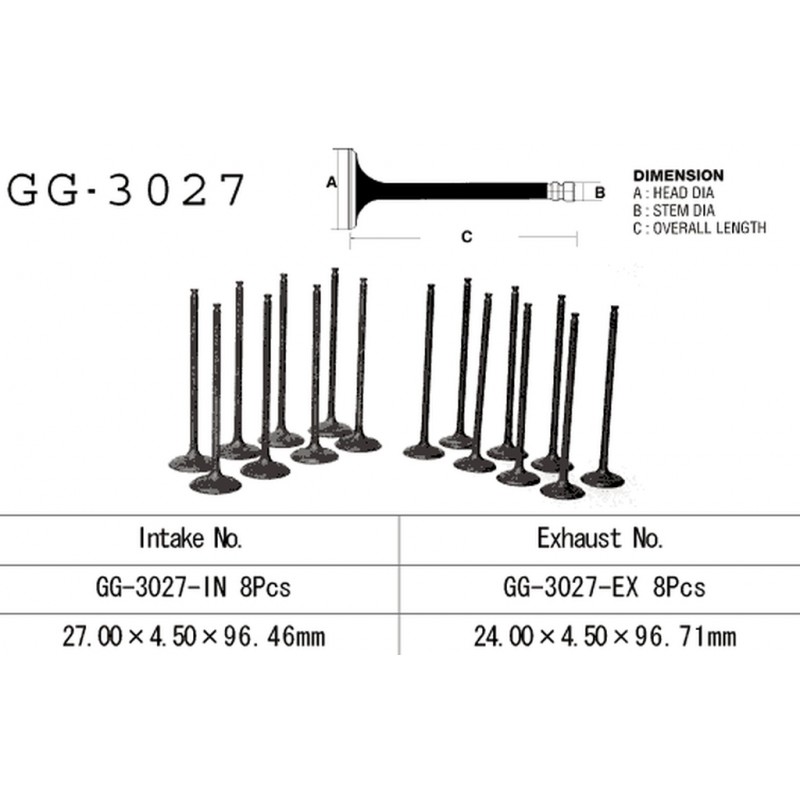 VESRAH ZAWÓR WYDECHOWY SUZUKI GSXR 750W '93-95' (OEM: 12912-17E00,12912-17E00) (1SZT.)