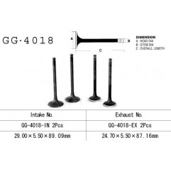 VESRAH ZAWÓR SSĄCY KAWASAKI KLR 250 '85-'05, EN 450/500, GPZ 500S, GPZ 900R, ER 5 '97-03' (OEM: 12004-1052,12004-1062) (1SZT.)