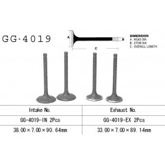 VESRAH ZAWÓR SSĄCY KAWASAKI KLR 600 '84-'89 (OEM: 12004-1054) (1SZT.)