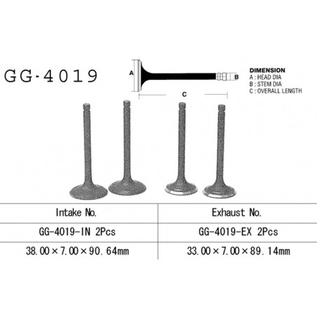 VESRAH ZAWÓR SSĄCY KAWASAKI KLR 600 '84-'89 (OEM: 12004-1054) (1SZT.)