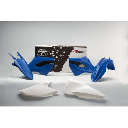 RACETECH KOMPLET PLASTIKÓW HUSABERG TE/FE 125/250/300/350/450/501 '13-'14 KOLOR OEM NIEBIESKI BIAŁY