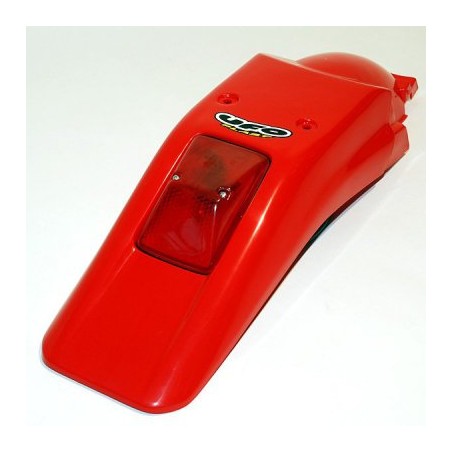 UFO BŁOTNIK TYŁ HONDA XR 250/400R '96-'10 Z LAMPKĄ WZÓR ORYGINALNY KOLOR CZERWONY