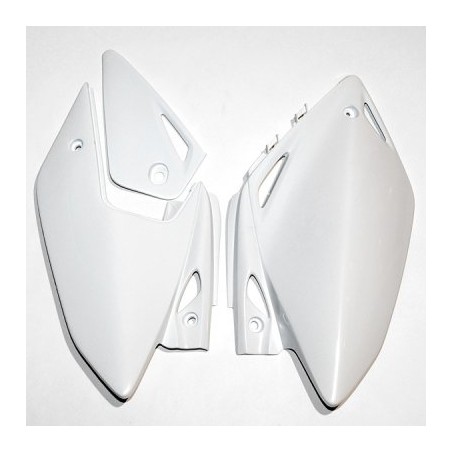 UFO BOCZKI TYLNE HONDA CRF 450X '05-'16 KOLOR BIAŁY