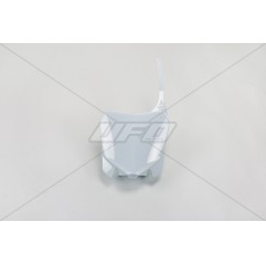 UFO TABLICA NA NUMER STARTOWY HONDA CRF 250R '14-'17, CRF 450R '13-'16, KOLOR BIAŁY