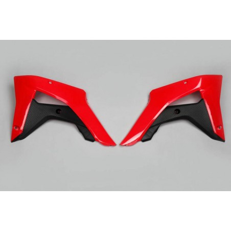 UFO OSŁONY CHŁODNICY HONDA CRF 450RX '17-'18 KOLOR CZERWONY/CZARNY