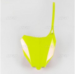 UFO TABLICA NA NUMER STARTOWY HONDA CRF 250R-RX, CRF 450R-RX 18-19 KOLOR ŻÓŁTY FLUO