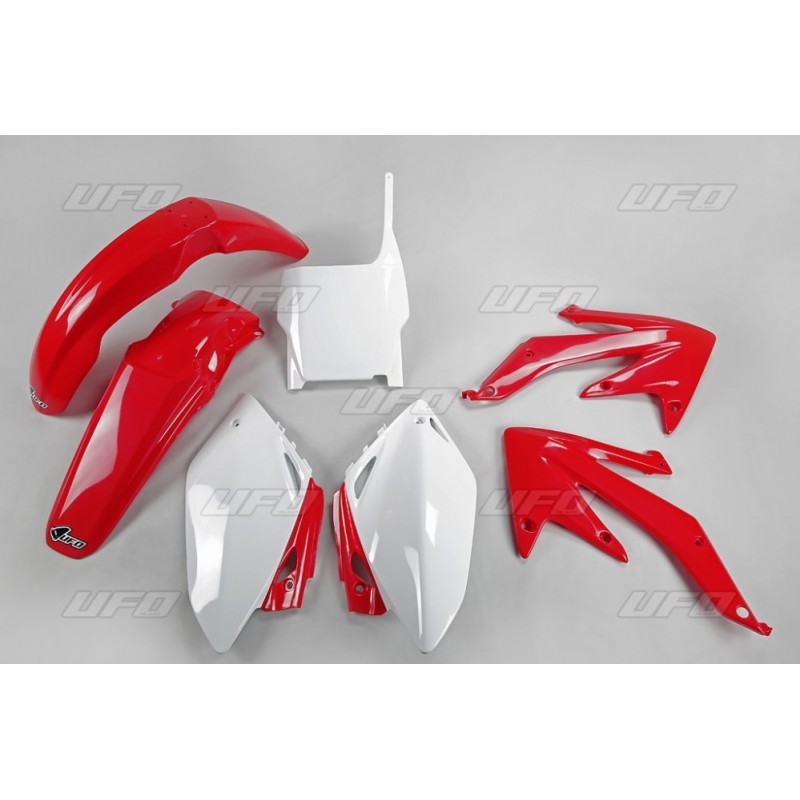 UFO KOMPLET PLASTIKÓW HONDA CRF 450 R '07 KOLOR OEM (CZERWONY/BIAŁY) (HO110E999)