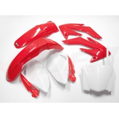 UFO KOMPLET PLASTIKÓW HONDA CRF 250R '08-'09 KOLOR OEM 2008 (CZERWONY/BIAŁY) (HO112E999)