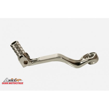 ACCEL DŹWIGNIA ZMIANY BIEGÓW KTM SX65 '09-'23, GAS GAS MC 65 '21-'23, HUSQVARNA TC 65 '17-'23 ALUMINIOWA KOLOR SREBRNY (46234031