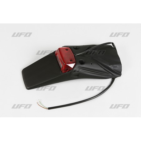 UFO MOCOWANIE TABLICY REJESTRACYJNEJ HUSQVARNA Z LAMPKĄ '00-'04 KOLOR CZARNY