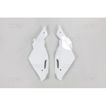 UFO BOCZKI TYLNE HUSQVARNA CR/WR 125 '09-'12 KOLOR BIAŁY