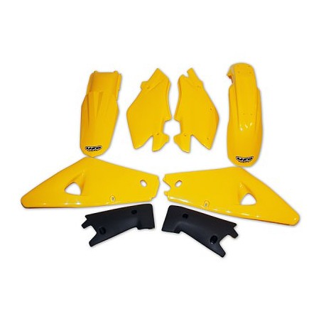 UFO KOMPLET PLASTIKÓW HUSQVARNA CR 2T '05 KOLOR OEM (ŻÓŁTY/GRAFIT) (HU601E999)