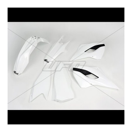 UFO KOMPLET PLASTIKÓW HUSQVARNA TE/FE 125/250/300/350/450 '15 KOLOR (BIAŁY) (HU615E041)