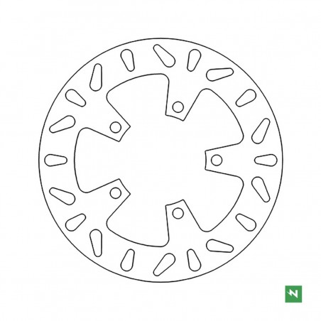 NEWFREN TARCZA HAMULCOWA TYŁ SUZUKI GSF/GSR/GSXR/SV/RF (240x89x5) (5x10,5mm)