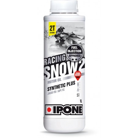IPONE SNOW RACING 2T OLEJ DO SKUTERÓW ŚNIEZNYCH 1L (ZAPACH TRUSKAWKOWY) (-45ST.C) (AKC) (15)