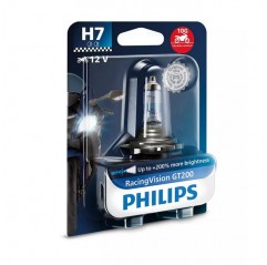 PHILIPS ŻARÓWKA MOTOCYKLOWA H7 12V 55W RACING VISION MOTO +200% (EFEKT INTENSYWNEJ BIELI - ODPORNA NA WIBRACJE - HOMOLOGACJA)