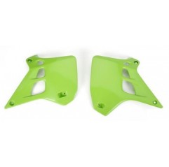 UFO OSŁONY CHŁODNICY KAWASAKI KX 125 '90-'91 KOLOR ZIELONY