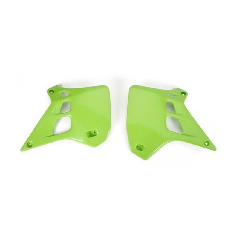 UFO OSŁONY CHŁODNICY KAWASAKI KX 125 '90-'91 KOLOR ZIELONY