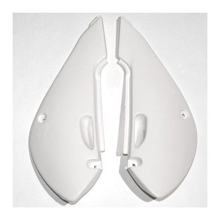 UFO BOCZKI TYLNE KAWASAKI KX 65 '01-'18 KOLOR BIAŁY