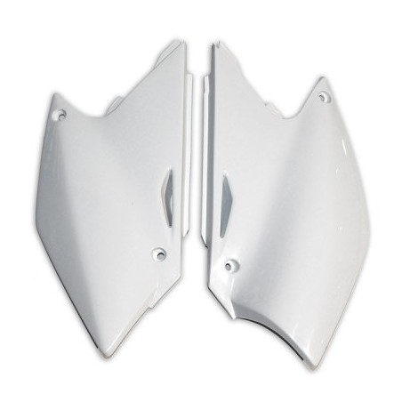 UFO BOCZKI TYLNE KAWASAKI KXF 250 '04-'05 KOLOR BIAŁY KX