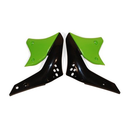 UFO OSŁONY CHŁODNICY KAWASAKI KXF 250 '06 KOLOR ZIELONY/CZARNY