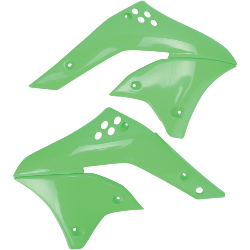 UFO OSŁONY CHŁODNICY KAWASAKI KXF 250 '08 KOLOR ZIELONY