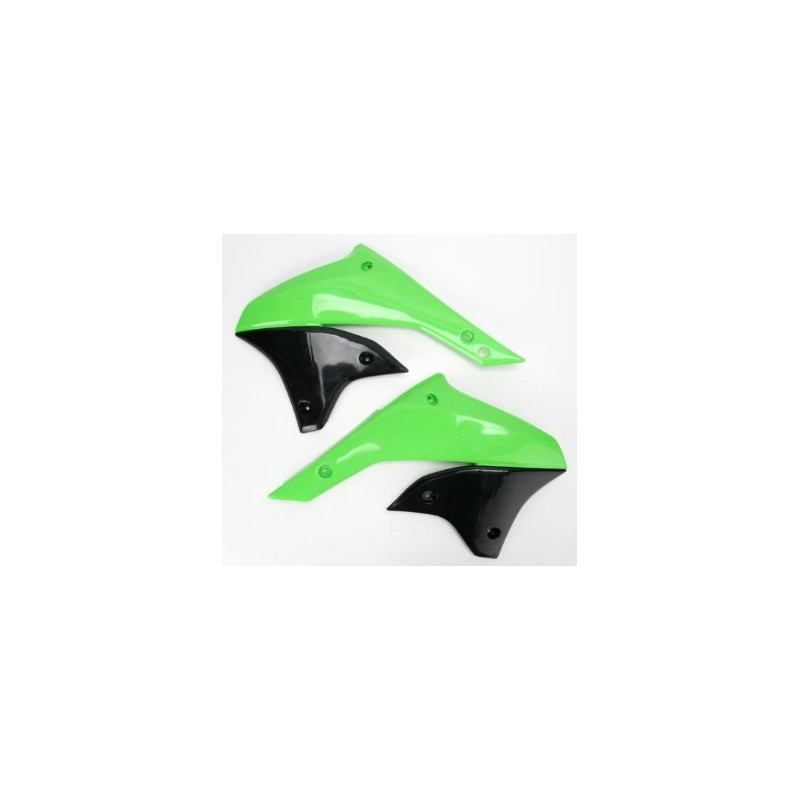 UFO OSŁONY CHŁODNICY KAWASAKI KLX 450 '07-'15 KOLOR ZIELONY