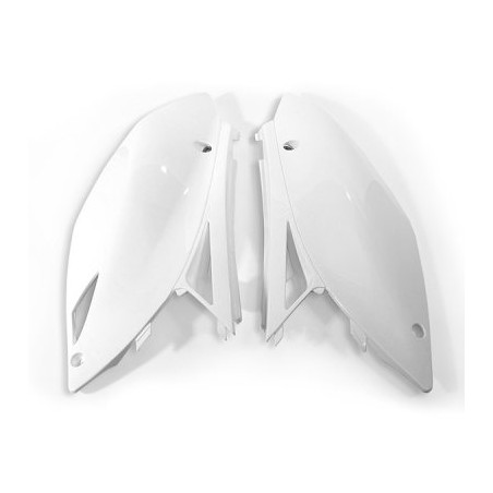 UFO BOCZKI TYLNE KAWASAKI KXF 450 '09-'11 KOLOR BIAŁY KX