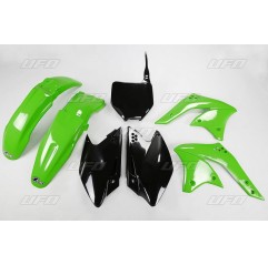 UFO KOMPLET PLASTIKÓW KAWASAKI KXF 250 '08 KOLOR OEM (ZIELONY/CZARNY)