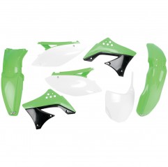 UFO KOMPLET PLASTIKÓW KAWASAKI KXF 450 '09 KOLOR OEM (ZIELONY/BIAŁY/CZARNY)