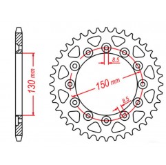 MTX PARTS 2023/03 ZĘBATKA TYLNA 245 41 HONDA XL 600 LM '85-'88 (JTR245/2.41) (ŁAŃC. 520)