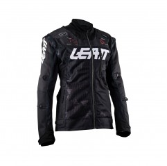 LEATT (NOWY 2023) KURTKA MOTO 4.5 X-FLOW JACKET BLACK KOLOR CZARNY ROZMIAR L