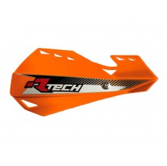 RACETECH OSŁONY RĄK (HANDBARY) DUAL EVO KOLOR POMARAŃCZOWY (Z MOCOWANIAMI DO KIEROWNICY)