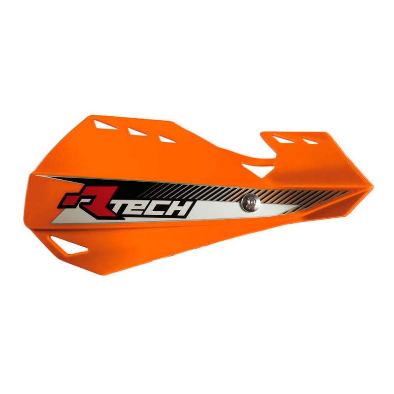 RACETECH OSŁONY RĄK (HANDBARY) DUAL EVO KOLOR POMARAŃCZOWY (Z MOCOWANIAMI DO KIEROWNICY)